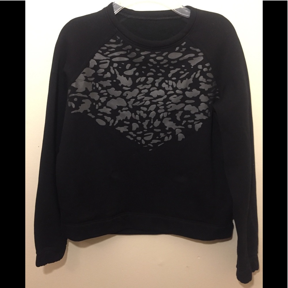 Lululemon Black Snapshot Crew Pullover Sweatshirt4